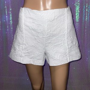 Lilly Pulitzer White High Waist Shorts